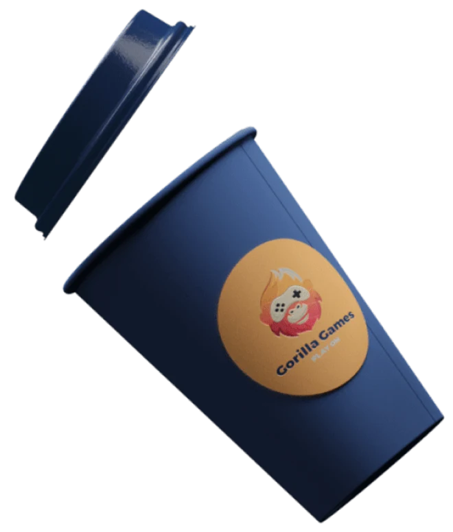 Gorilla Games branded cup